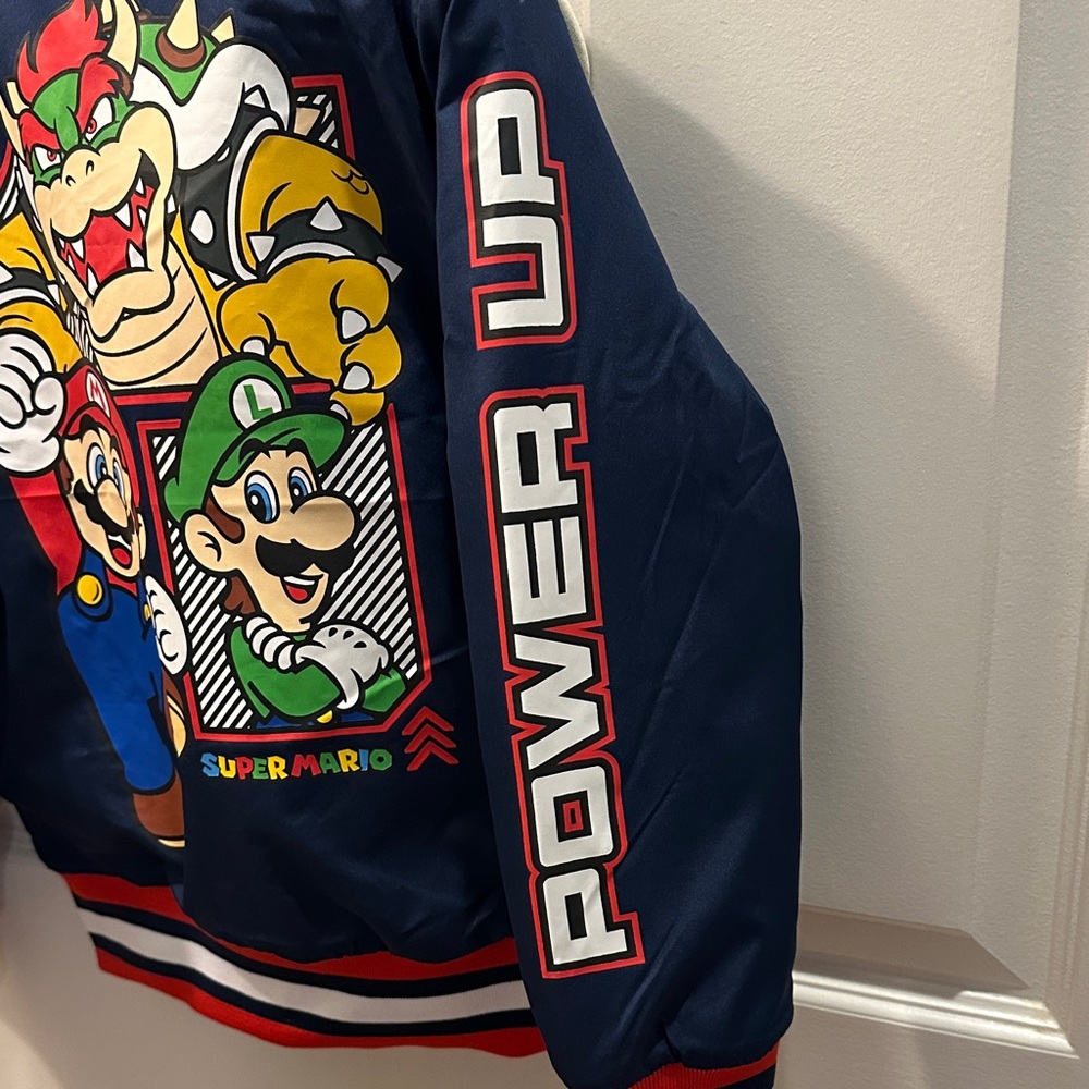 Super Mario Kids Puffer Jacket - Dark Blue - Picture 4 of 7